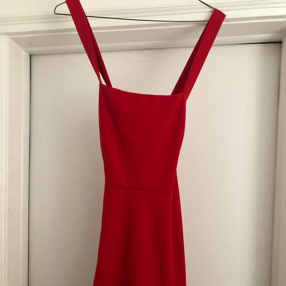 Red dress